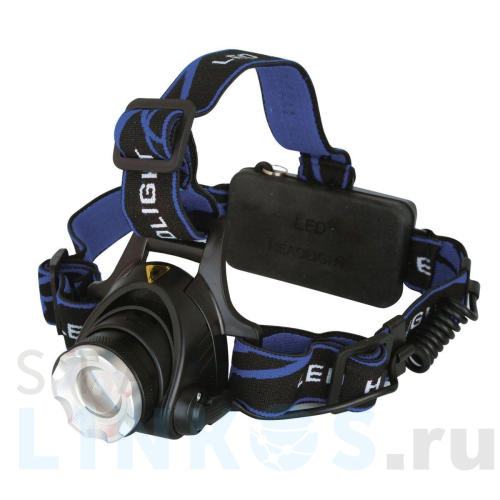 Купить с доставкой Налобный светодиодный фонарь Ultraflash Headlite аккумуляторный 100х80 260 лм E150 12188 в Туле