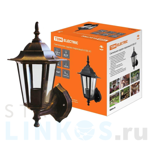 Купить с доставкой Уличный настенный светильник TDM Electric 6100-11 SQ0330-0016 в Туле