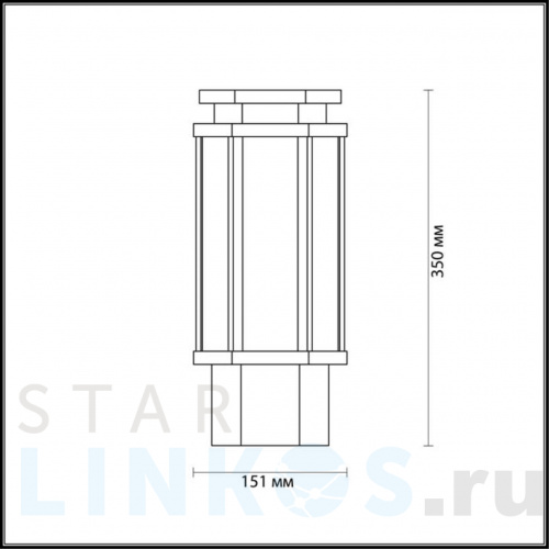 Купить с доставкой Уличный светильник Odeon Light Nature Gino 4048/1B в Туле фото 2