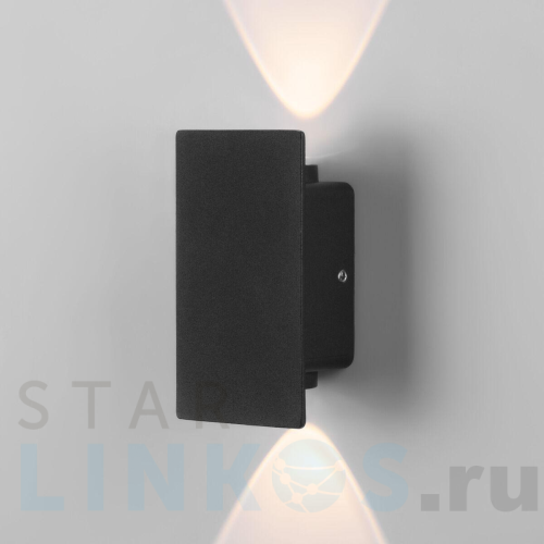 Купить с доставкой Уличный настенный светодиодный светильник Elektrostandard Mini Light 35154/D черный a060883 в Туле