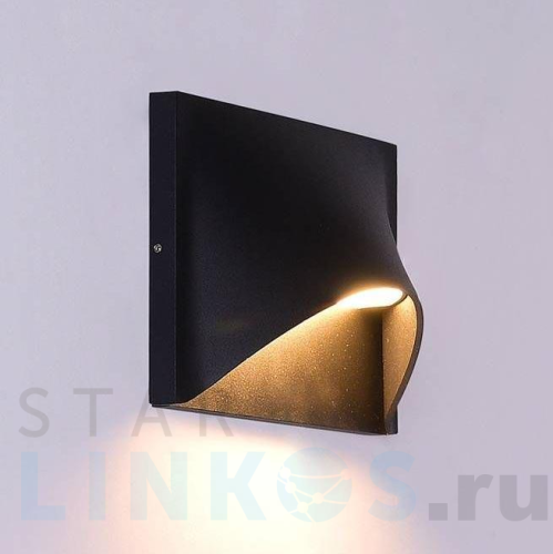 Купить с доставкой Уличный настенный светодиодный светильник DesignLed JY Konvert LWA0029A-BL-WW 002789 в Туле