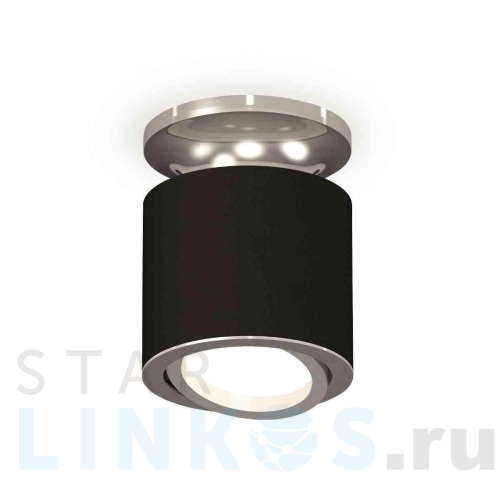 Купить с доставкой Комплект накладного светильника Ambrella light Techno Spot XS7402081 SBK/PSL черный песок/серебро полированное (N7927, C7402, N7003) в Туле