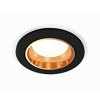 Купить Комплект встраиваемого светильника Ambrella light Techno Spot XC6513004 SBK/PYG черный песок/золото желтое полированное (C6513, N6113) в Туле