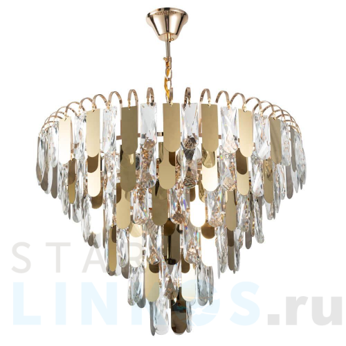 Купить с доставкой Подвесная люстра Arte Lamp Vivien A2719SP-8GO в Туле