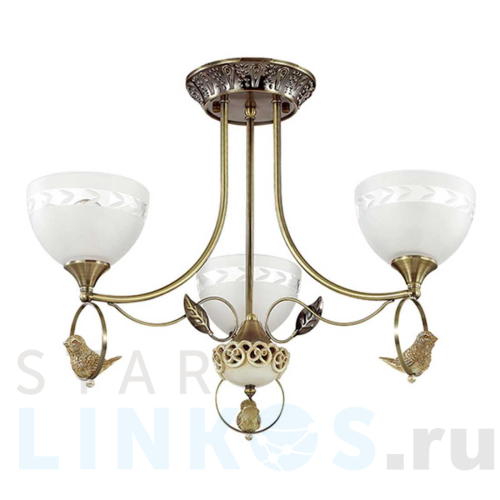 Купить с доставкой Потолочная люстра Lumion Classi Horas 3403/3C в Туле