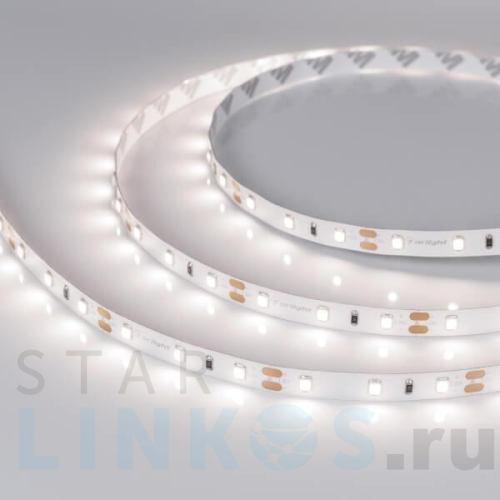 Купить с доставкой Светодиодная лента Arlight 4,8W/m 60LED/m 2835SMD дневной белый 5M 021419(2) в Туле