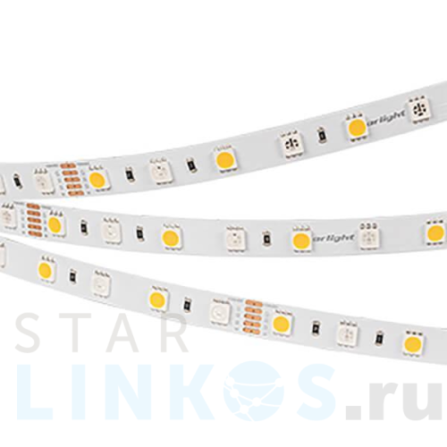 Купить с доставкой Светодиодная влагозащищенная лента Arlight 14,4W/m 60LED/m 5060SMD разноцветный/теплый белый 5M 034185 в Туле