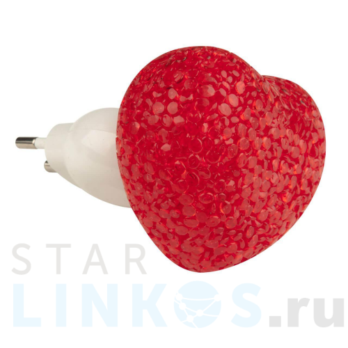 Купить с доставкой Настенный светодиодный светильник Uniel DTL-309-Сердечко/Red/1LED/0,1W 10325 в Туле