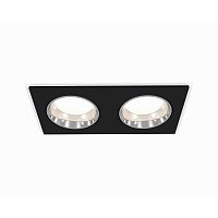 Купить Комплект встраиваемого светильника Ambrella light Techno Spot XC6526003 SBK/PSL черный песок/серебро полированное (C6526, N6112) в Туле