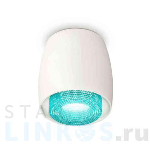 Купить с доставкой Комплект накладного светильника Ambrella light Techno Spot XS1141023 SWH/BL белый песок/голубой (C1141, N7194) в Туле