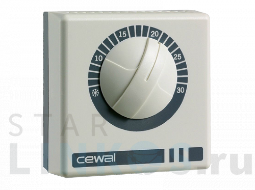 Купить с доставкой Термостат комнатный CEWAL RQ10 (без доп. функций) в Туле