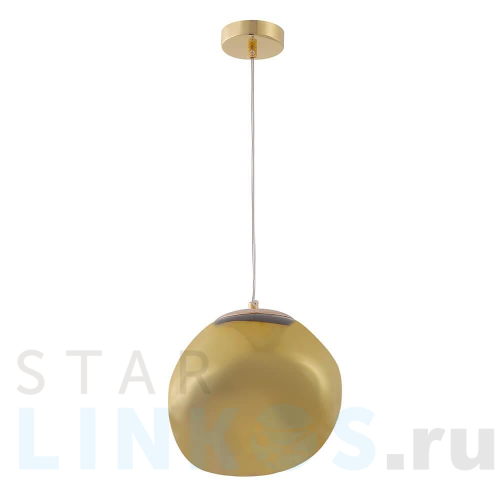 Купить с доставкой Подвесной светильник Crystal Lux Malaga SP1 D200 Gold в Туле