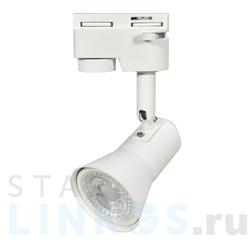 Купить с доставкой Трековый светильник Volpe UBL-Q323 GU10 WHITE UL-00009604 в Туле