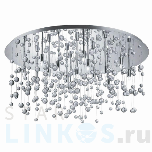 Купить с доставкой Потолочный светильник Ideal Lux Neve PL15 Cromo 030784 в Туле