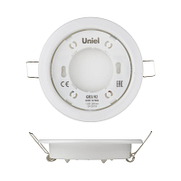 Купить Встраиваемый светильник Uniel GX53/H2 White 10 Prom UL-00005051 в Туле