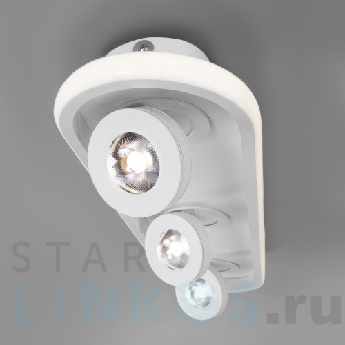 Купить с доставкой Светодиодный спот Eurosvet Slam 20123/3 LED белый в Туле фото 3