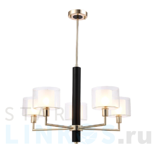 Купить с доставкой Подвесная люстра Crystal Lux Maestro SP-PL5 Gold в Туле