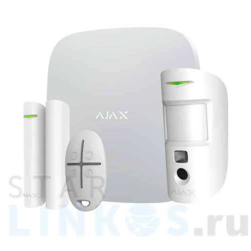 Купить с доставкой Стартовый комплект охранной сигнализации Ajax StarterKit Cam Plus (белый) в Туле