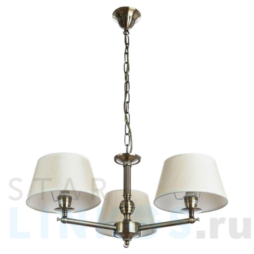 Купить с доставкой Подвесная люстра Arte Lamp York A2273LM-3AB в Туле