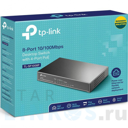 Купить с доставкой PoE-коммутатор TP-Link TL-SF1008P в Туле фото 4