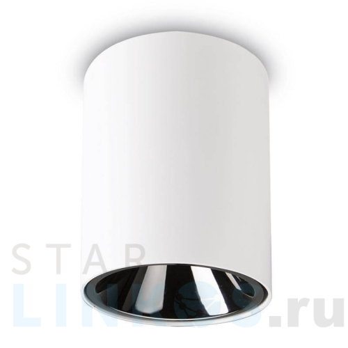 Купить с доставкой Потолочный светодиодный светильник Ideal Lux Nitro 10W Round Bianco 205991 в Туле