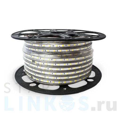 Купить с доставкой Светодиодная лента Gauss 7W/m 120LED/m 2835SMD холодный белый 20M 311000322 в Туле