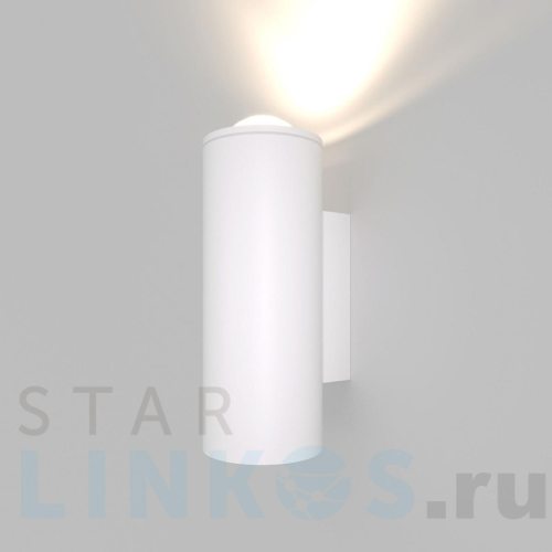 Купить с доставкой Уличный настенный светодиодный светильник Elektrostandard Column 35138/U белый a063023 в Туле