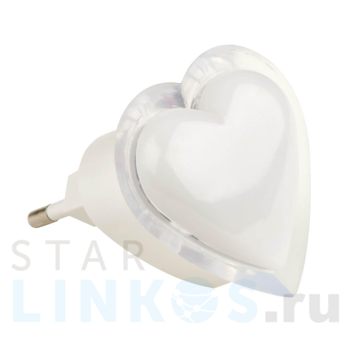 Купить с доставкой Настенный светодиодный светильник Uniel Детская серия DTL-308-Сердечко/RGB/3LED/0,5W 10321 в Туле