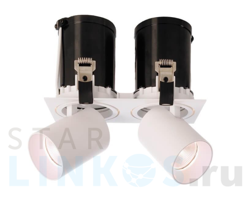Купить с доставкой Встраиваемый светильник Deko-Light Rigel Mini Square Double 565314 в Туле