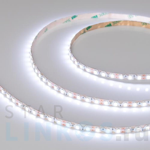 Купить с доставкой Светодиодная лента Arlight 12W/m 120LED/m 2835SMD холодный белый 5M 036453 в Туле