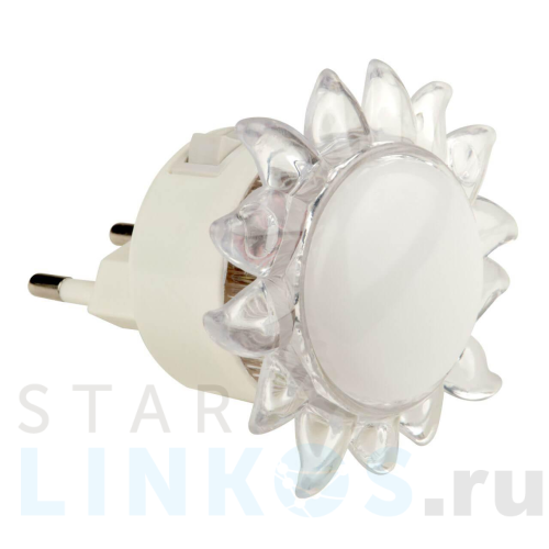 Купить с доставкой Настенный светодиодный светильник Uniel Детская серия DTL-308-Подсолнух/RGB/4LED/0,5W 10322 в Туле