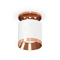 Купить Комплект накладного светильника Ambrella light Techno Spot XS7401141 SWH/PPG белый песок/золото розовое полированное (N7930, C7401, N7035) в Туле