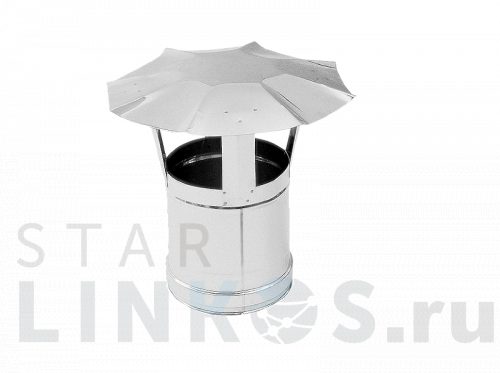Купить с доставкой Зонт дымохода из нержавеющей стали (Диаметр 200 мм) для теплогенераторов Ballu-Biemmedue в Туле