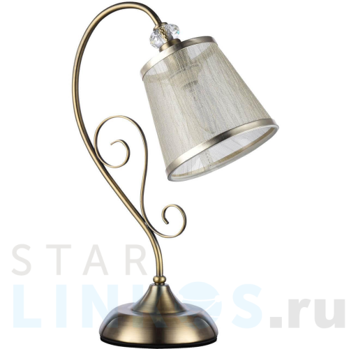 Купить с доставкой Настольная лампа Freya Driana FR2405-TL-01-BZ в Туле