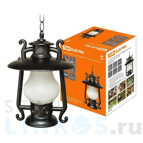 Купить с доставкой Уличный подвесной светильник TDM Electric Кантри SQ0330-0100 в Туле