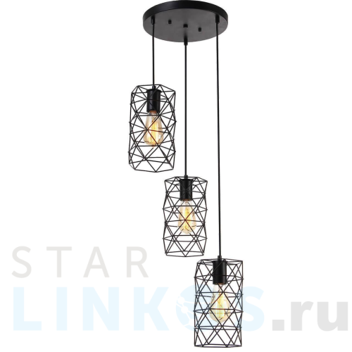 Купить с доставкой Подвесной светильник Toplight Marcia TL1175H-03BK в Туле