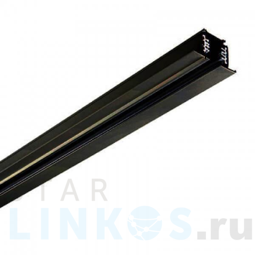 Купить с доставкой Шинопровод трехфазный Ideal Lux Link Trim Profile 2000 Mm Bk On-Off 188027 в Туле