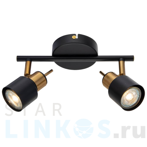 Купить с доставкой Спот Arte Lamp Almach A1906PL-2BK в Туле
