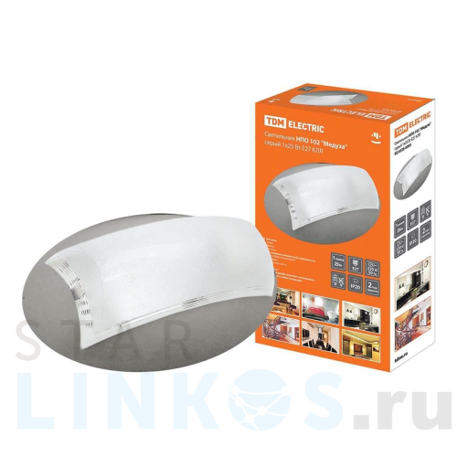 Купить с доставкой Настенно-потолочный светильник TDM Electric Медуза НПО 102 SQ0328-0005 в Туле