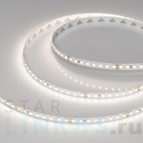 Купить с доставкой Светодиодная лента Arlight 9,6W/m 128LED/m 2835SMD дневной белый 5M RT-A128-8mm 24V Day5000 038756 в Туле