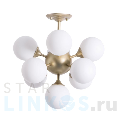 Купить с доставкой Потолочная люстра Arte Lamp Fobos A2704PL-9SG в Туле