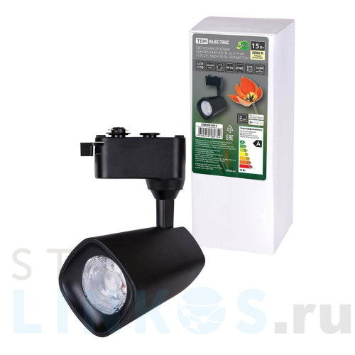Купить с доставкой Трековый светодиодный светильник TDM Electric TRL-02-015-WB SQ0369-0013 в Туле