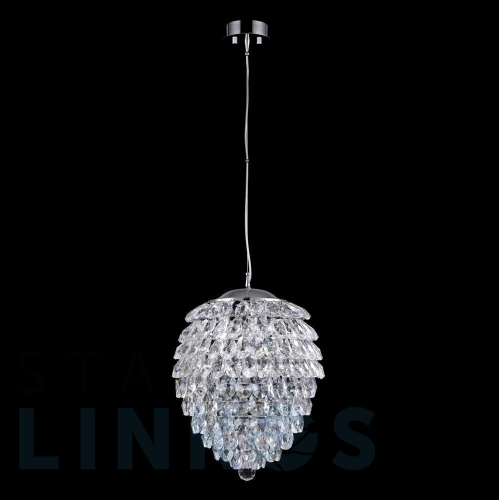 Купить с доставкой Подвесной светильник Crystal Lux Charme SP6 Chrome/Transparent в Туле