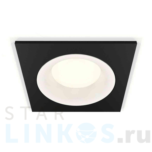 Купить с доставкой Комплект встраиваемого светильника Ambrella light Techno Spot XC7632001 SBK/SWH черный песок/белый песок (C7632, N7010) в Туле