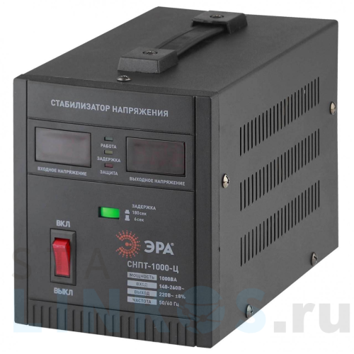 Купить с доставкой Стабилизатор напряжения ЭРА СНПТ-1000-Ц Б0020158 в Туле
