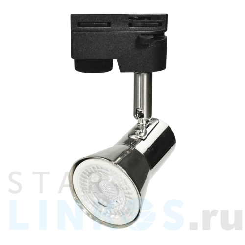 Купить с доставкой Трековый светильник Volpe UBL-Q323 GU10 NICKEL UL-00009605 в Туле