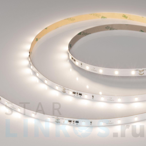 Купить с доставкой Светодиодная лента Arlight 4,8W/m 60LED/m 2835SMD дневной белый 10M IC-A60-8mm 24V Day4000 037956 в Туле