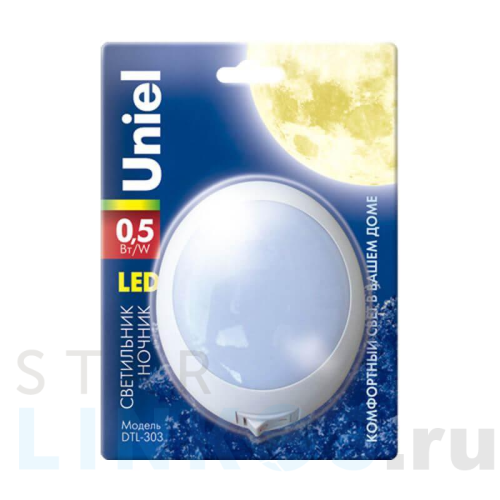 Купить с доставкой Настенный светодиодный светильник Uniel DTL-303-Круг/White/3Led/0,5W 02742 в Туле