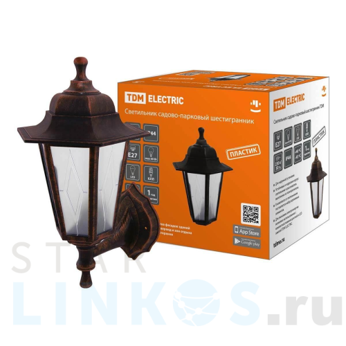 Купить с доставкой Уличный настенный светильник TDM Electric НБУ 06-60-001 SQ0330-0781 в Туле