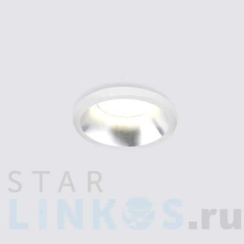 Купить с доставкой Встраиваемый светодиодный светильник Elektrostandard 15269/LED белый/сатин никель a056020 в Туле
